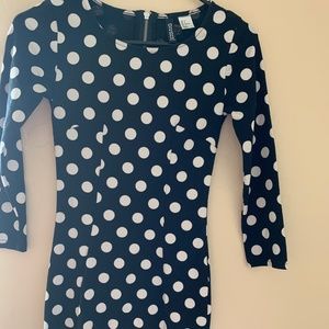 Polka Dot Bodycon Dress